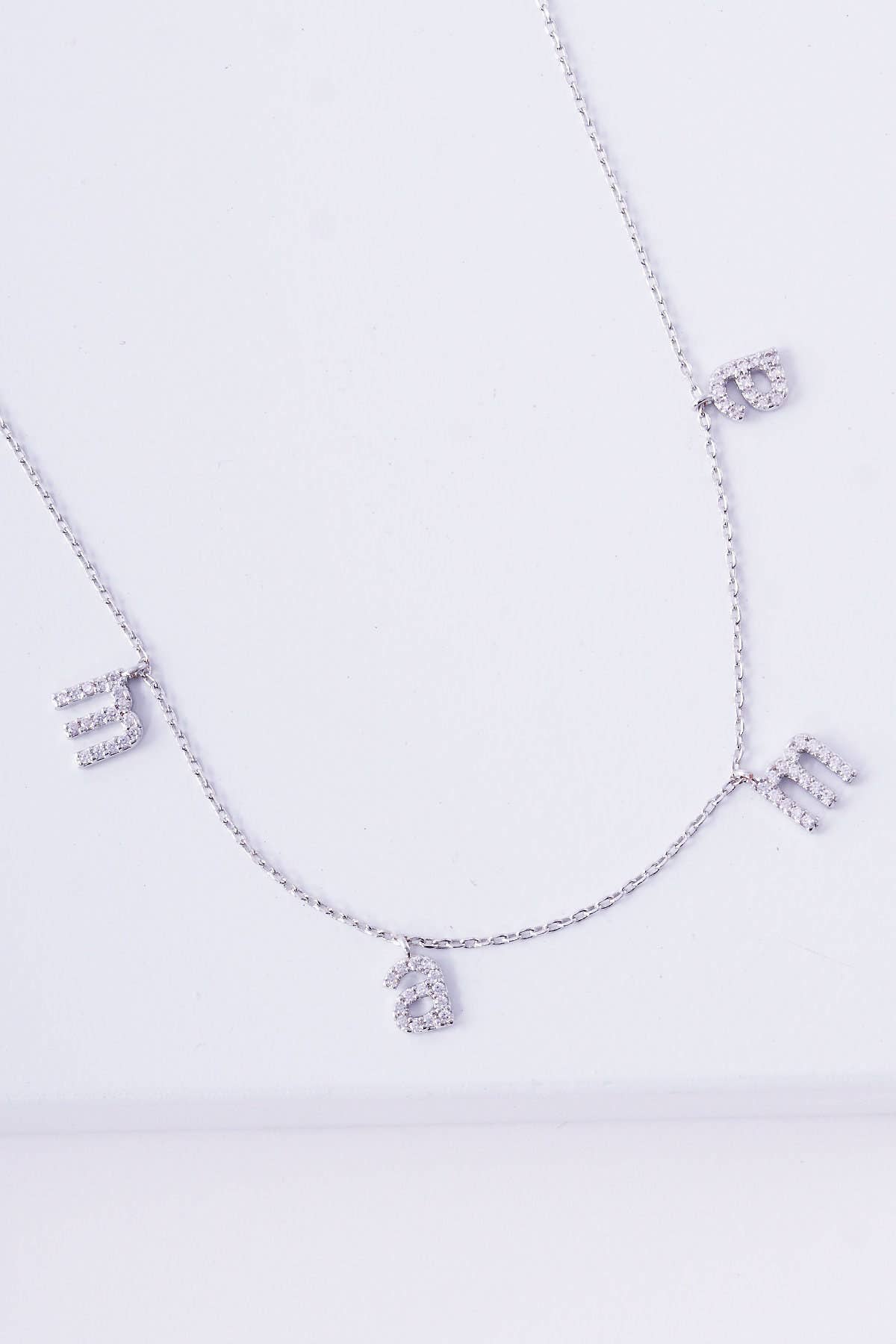 Mini Spaced Cubic Mama Necklace