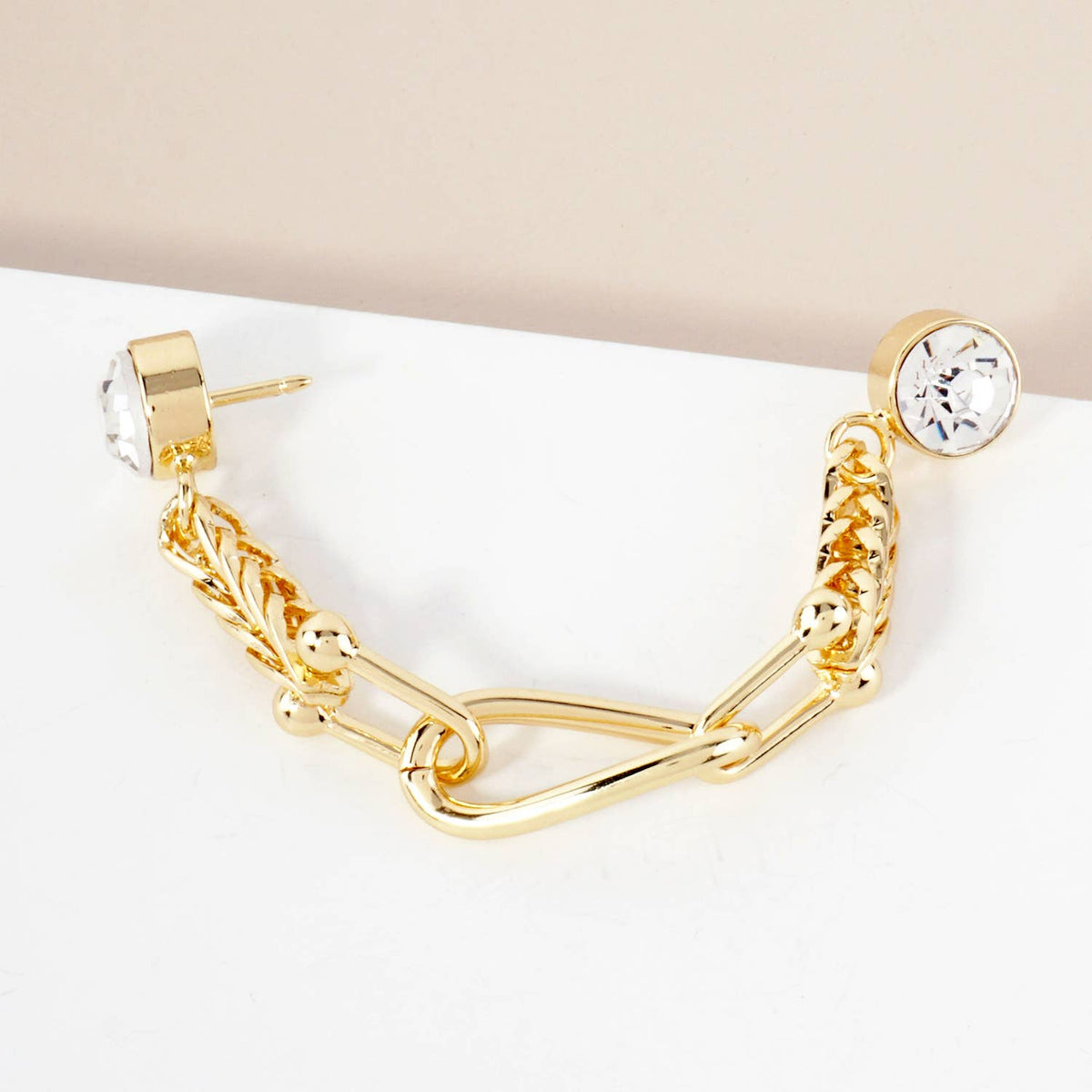 Crystal Chain Cap & Pin Accessory