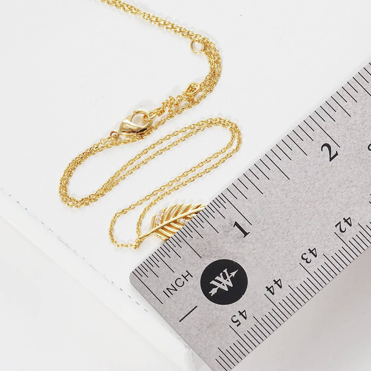 Gold Plated Monstera Leaf Necklace