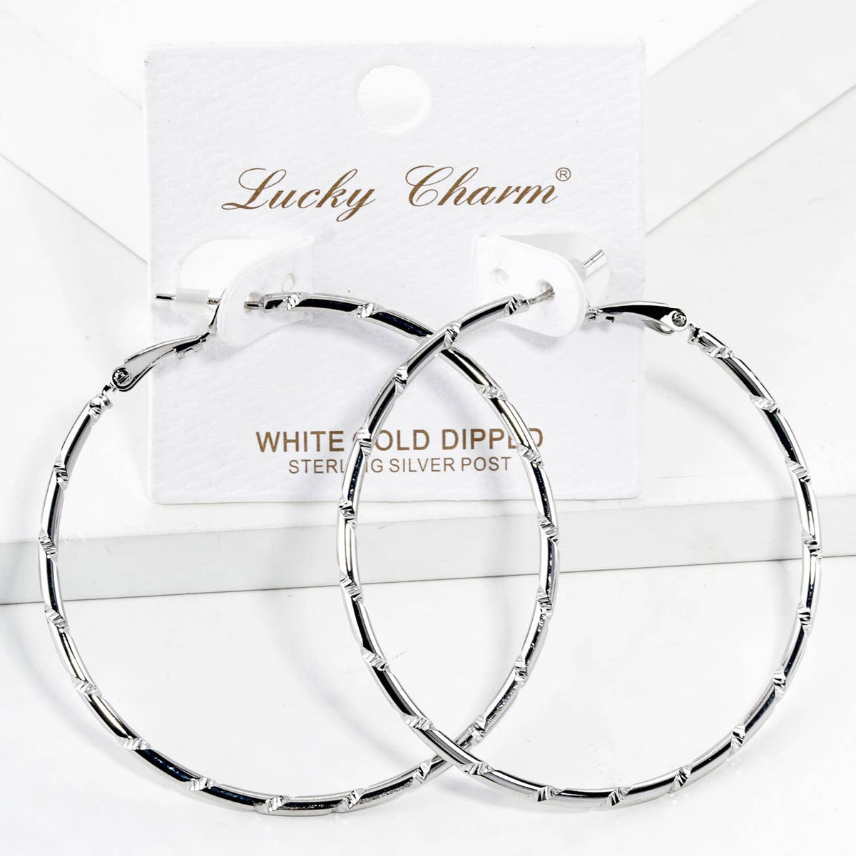 Textured Hoop Earrings