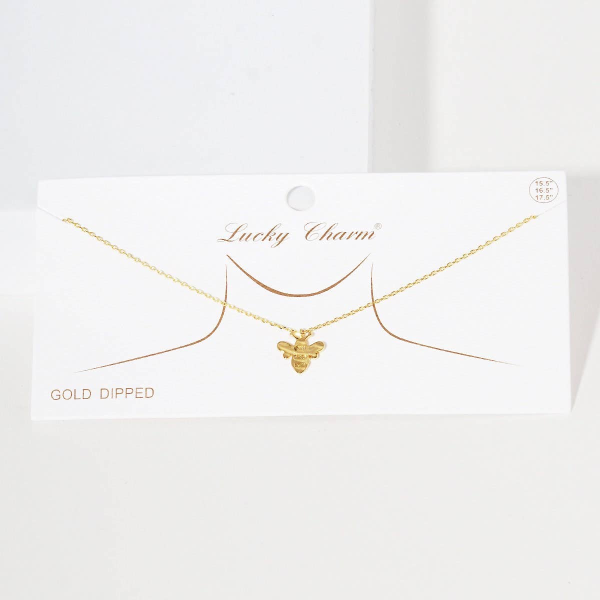 Gold Plated Honey Bee Necklace