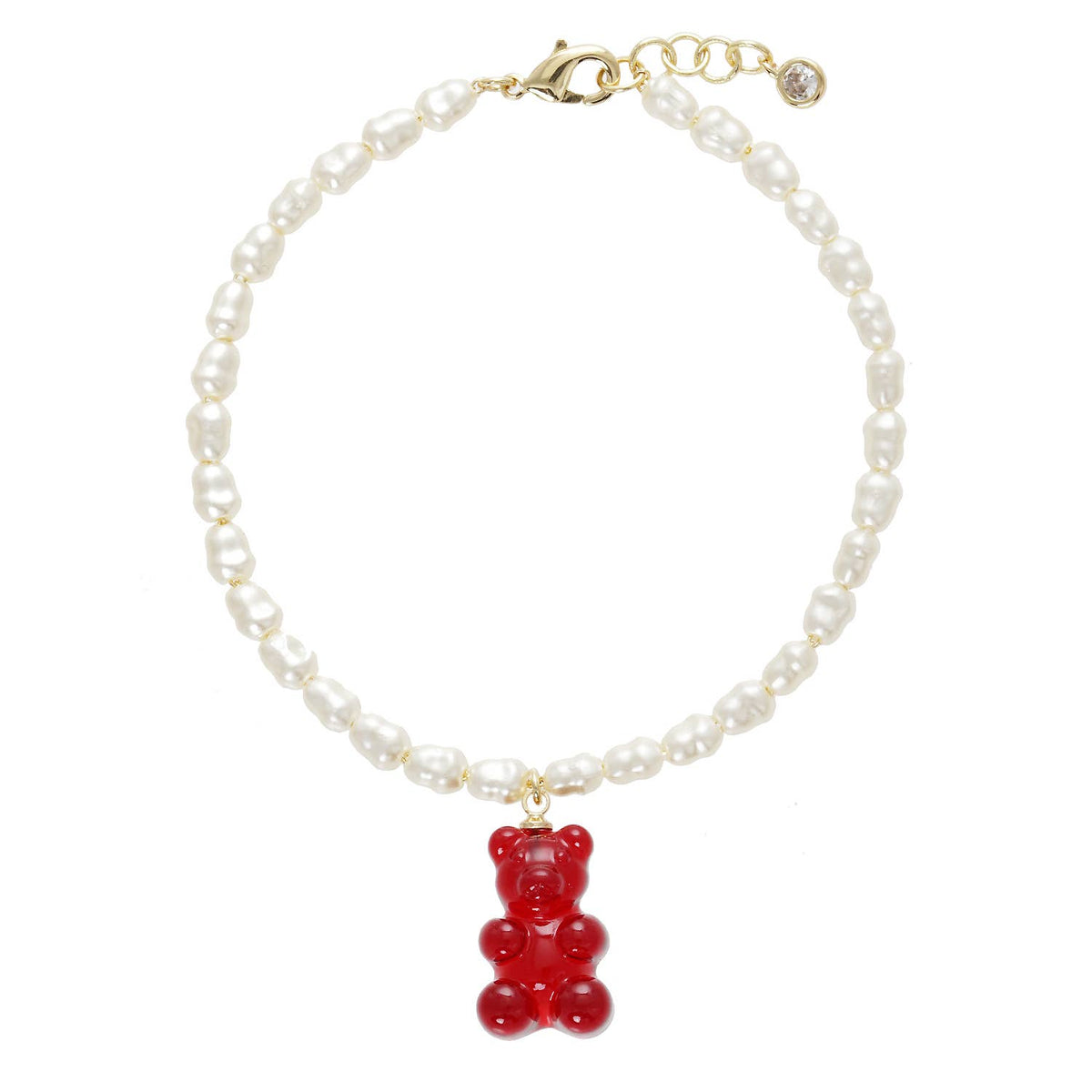 Multicolor Beaded Gummy Bear Bracelet