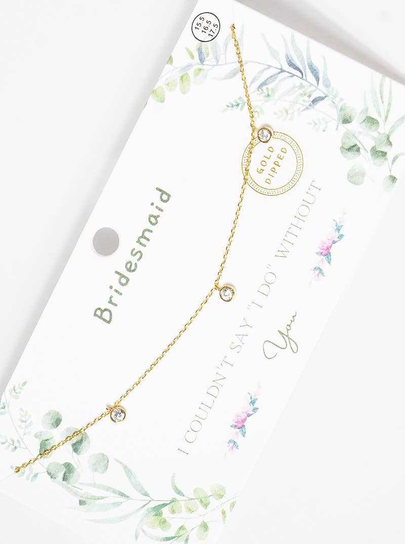 Bridesmaid Proposal Station Necklace
