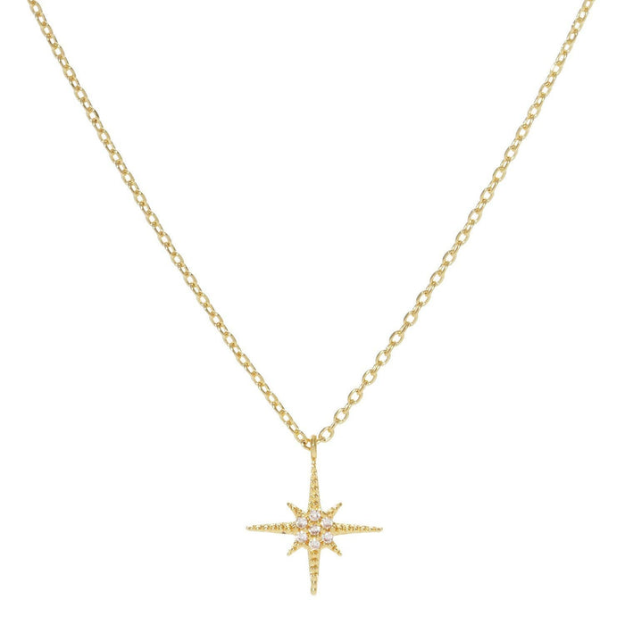 Gold Plated Starburst Necklace