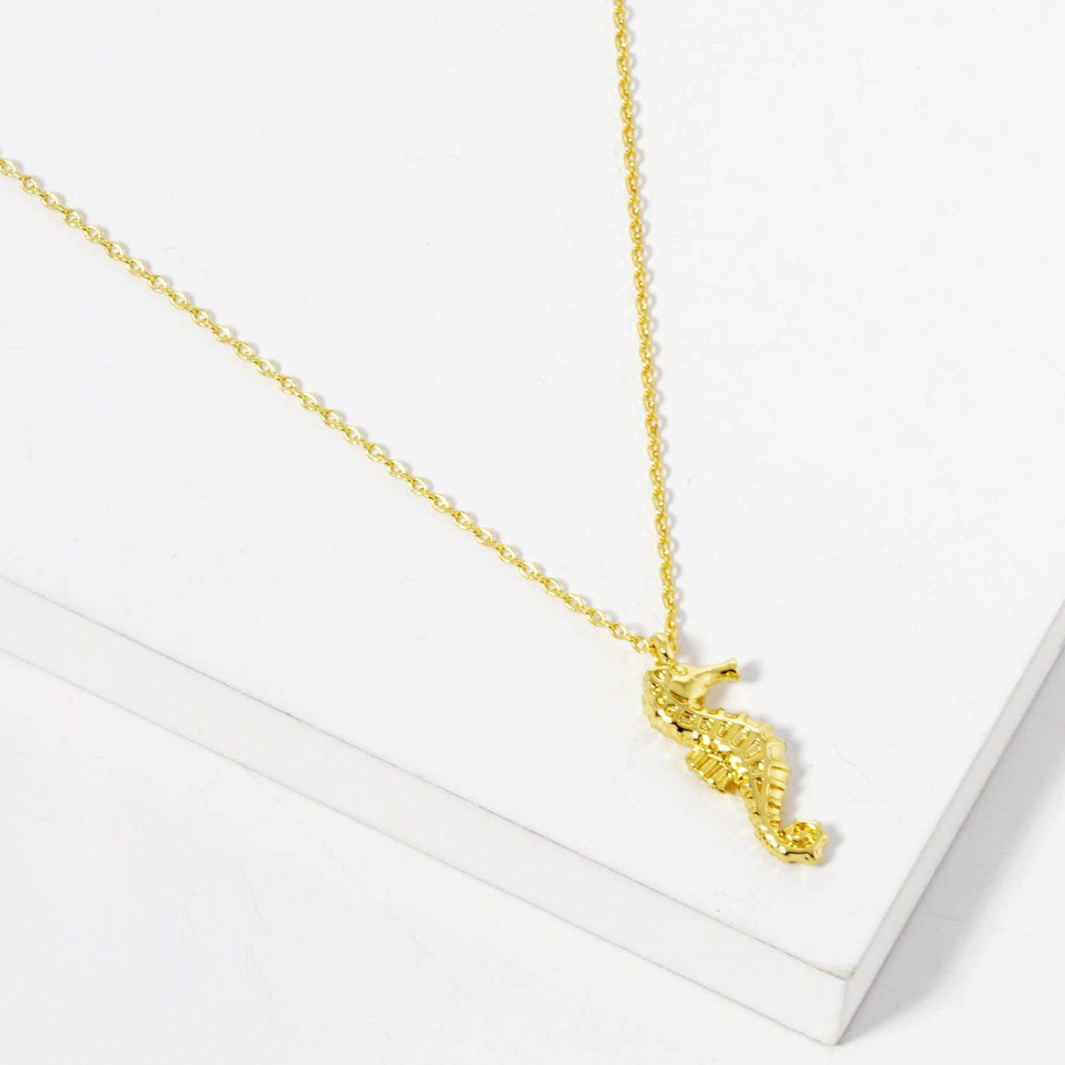 Dainty Seahorse Pendant Necklace