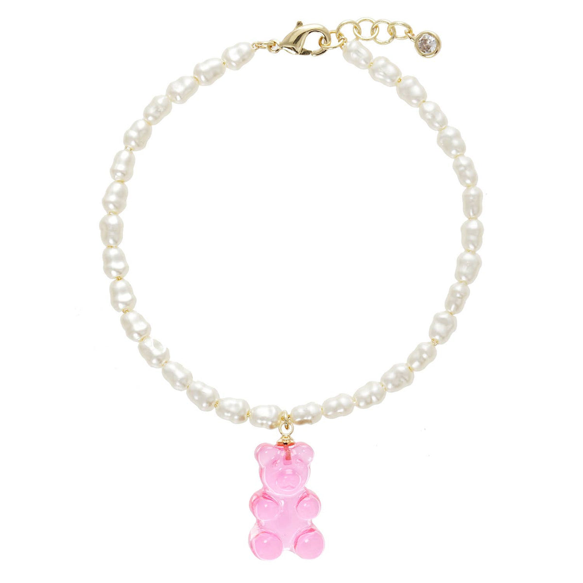 Multicolor Beaded Gummy Bear Bracelet