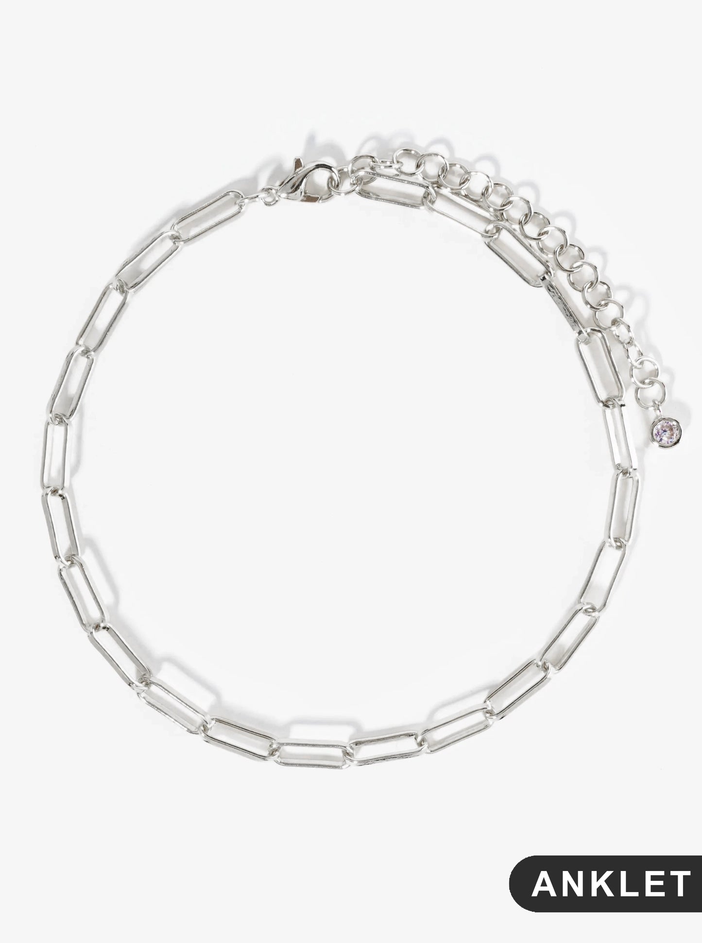 18K Gold Dipped 10mm Link Chain Brass Anklet