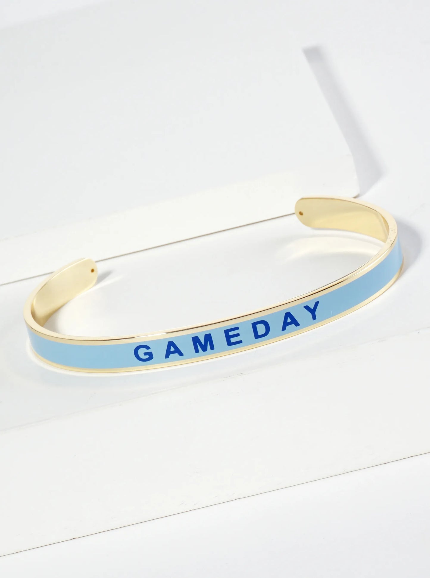 18K Gold Dipped Enamel Game Day Cuff Bracelet