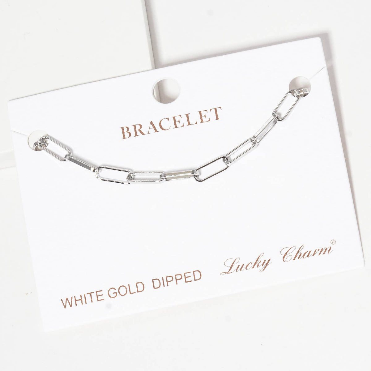 Minimalist Paperclip Chain Bracelet