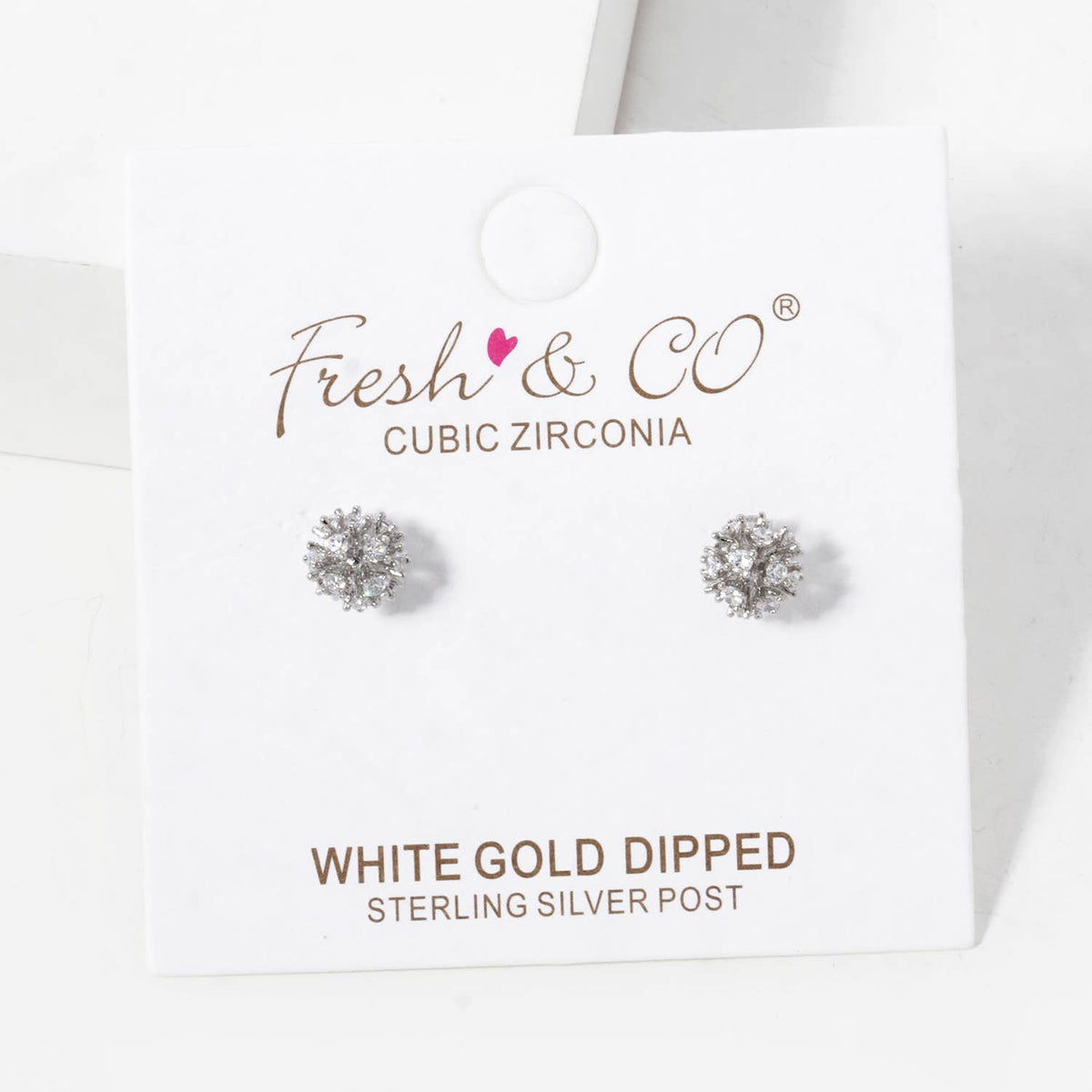 Gold Plated Dandelion Stud Earrings