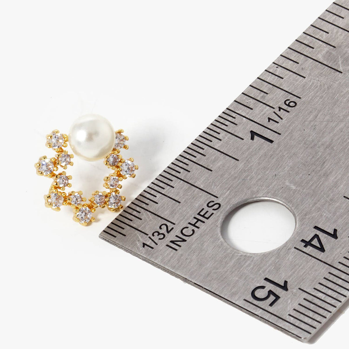 Freshwater Pearl Star Shaped Stud Earrings
