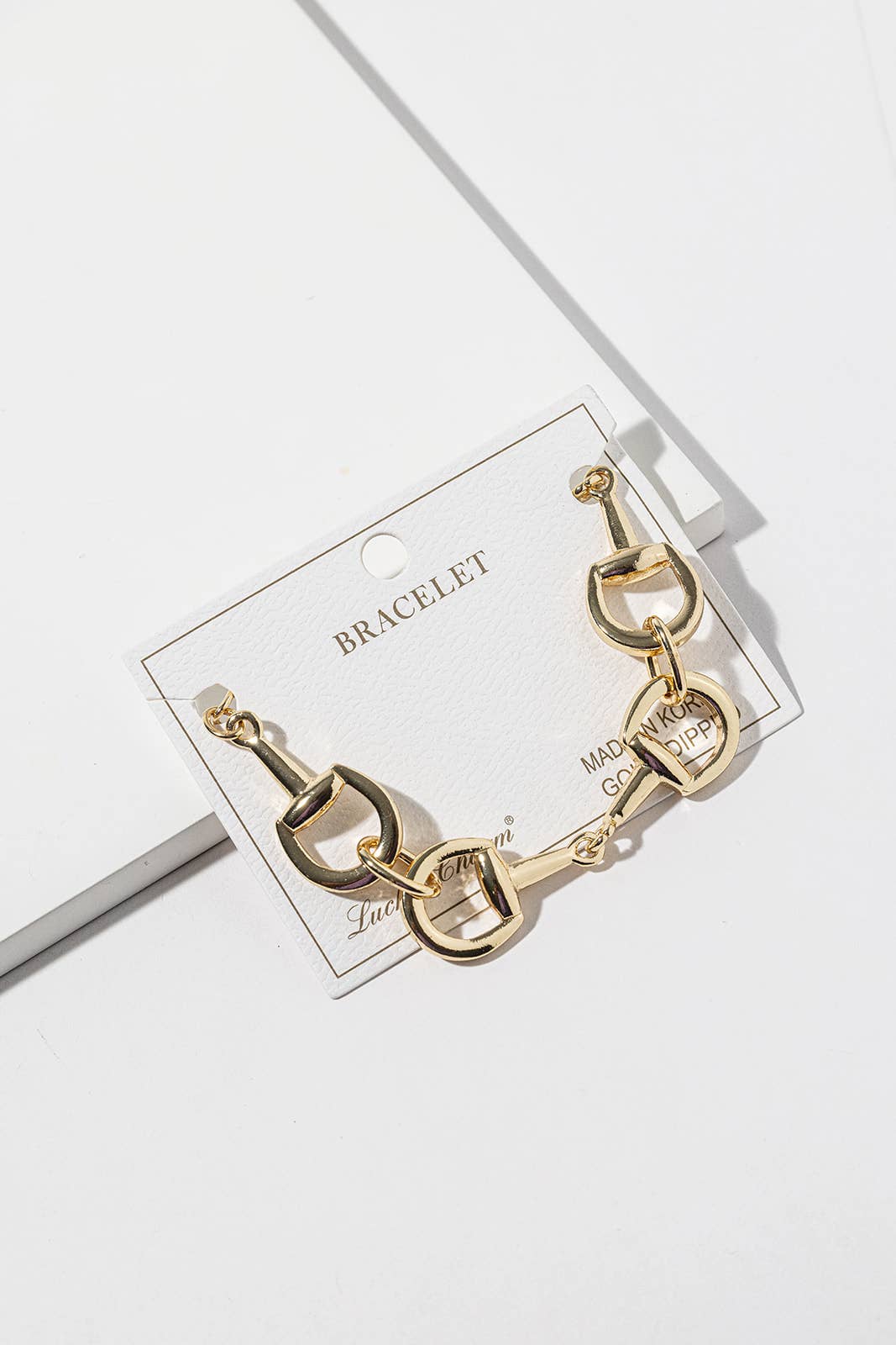 Statement Horsebit Link Bracelet
