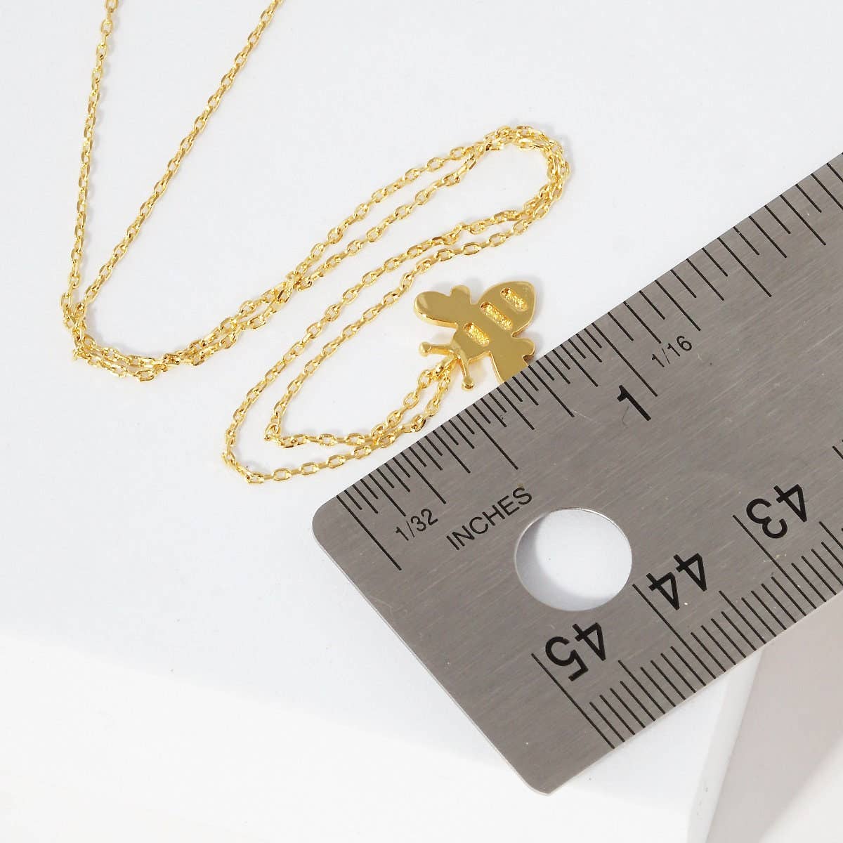 Gold Plated Honey Bee Necklace