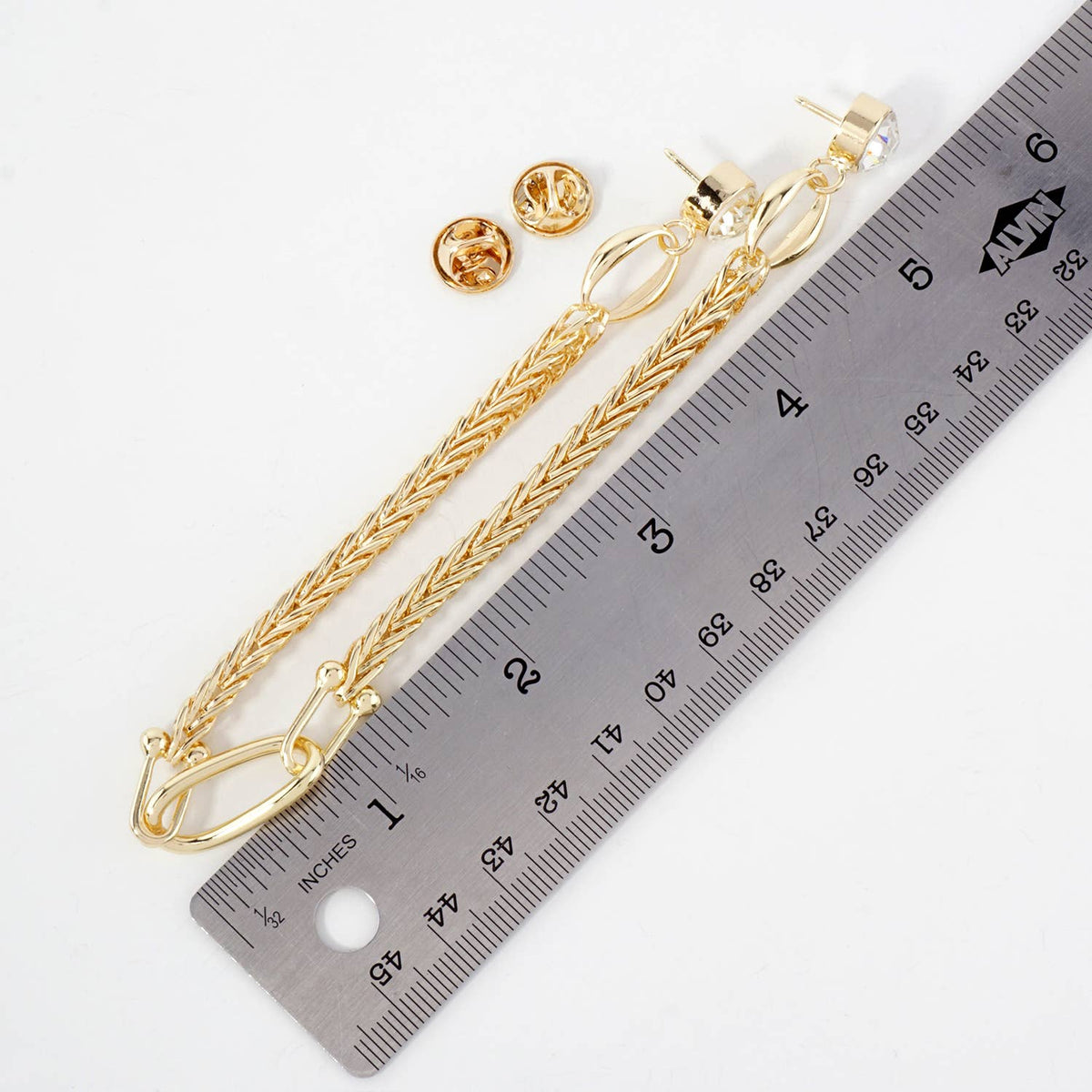 Braided Chain Cap & Clothing Pin Accessory