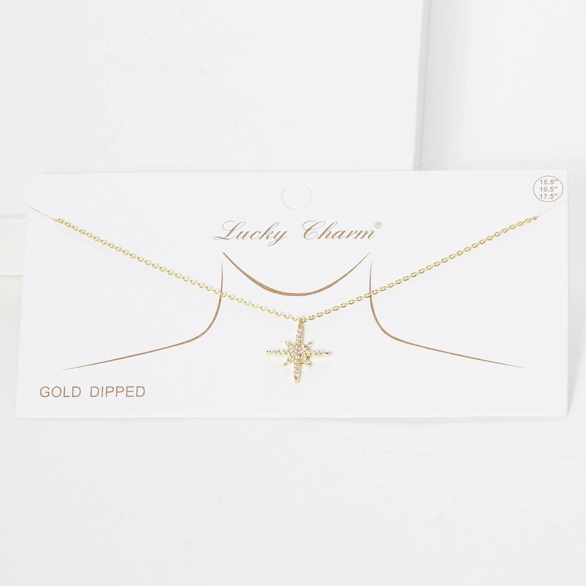 Gold Plated North Star Necklace