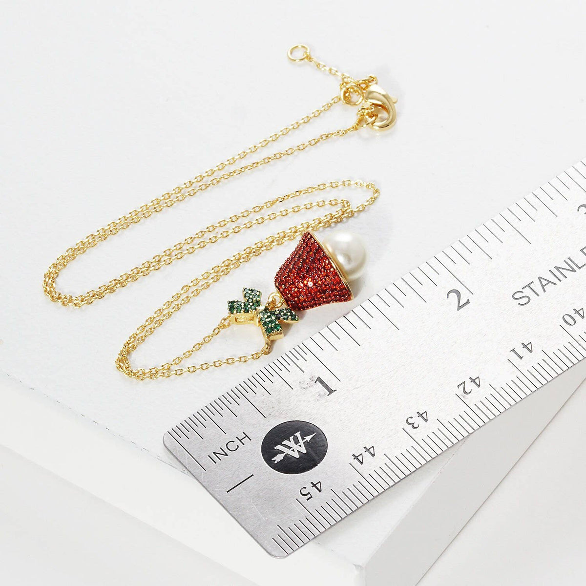 Gold Plated Jingle Bell Necklace