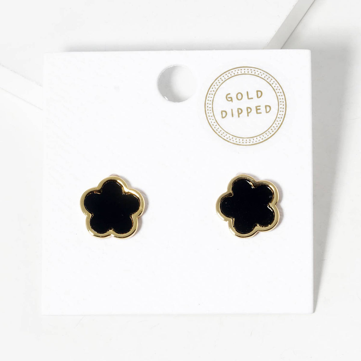 Minimalist Dainty Clover Flower Stud Earrings