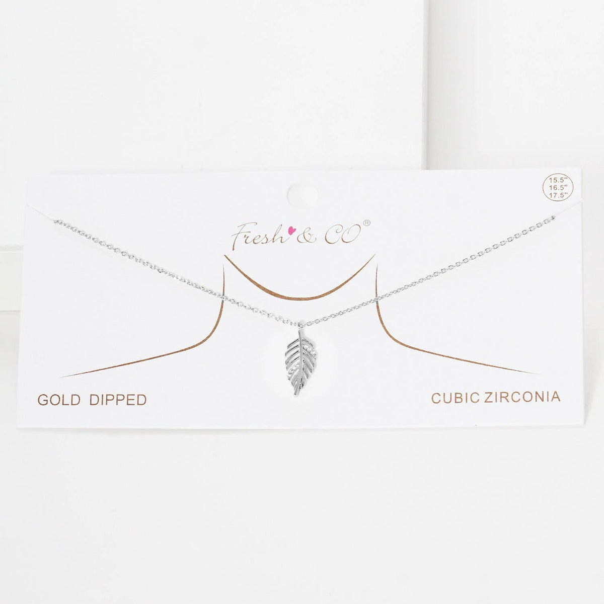 Gold Plated Monstera Leaf Necklace