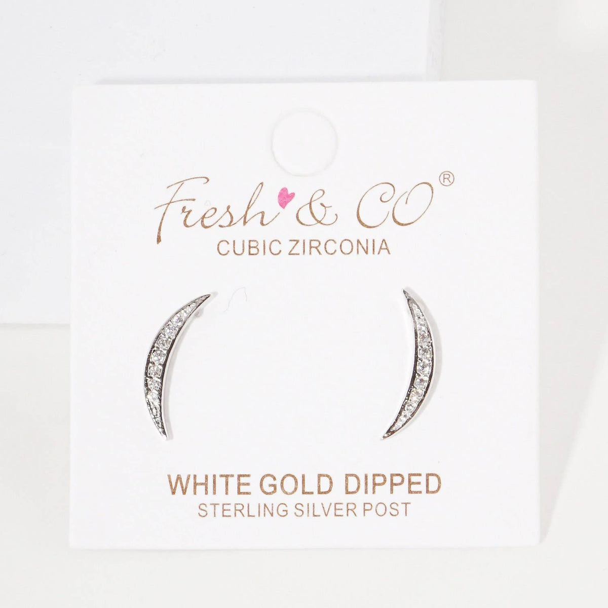 Gold Cubic Ear Crawler Earrings