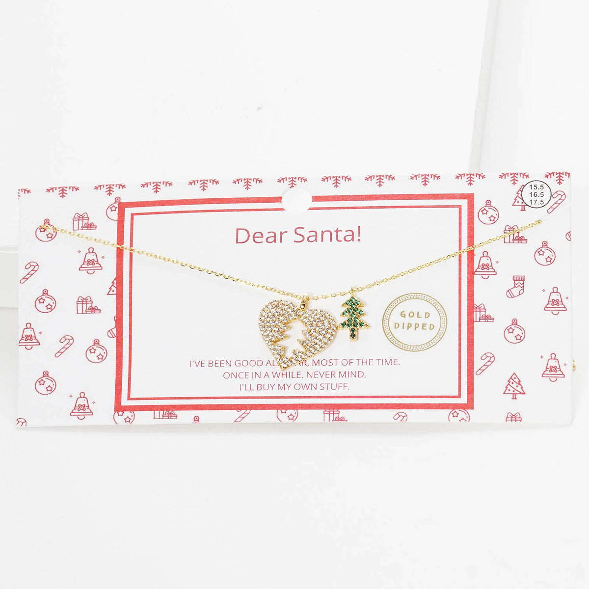 Dainty Christmas Tree Necklace