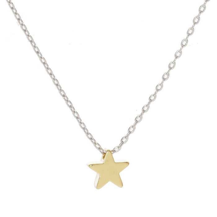 Gold Plated Star Pendant Necklace