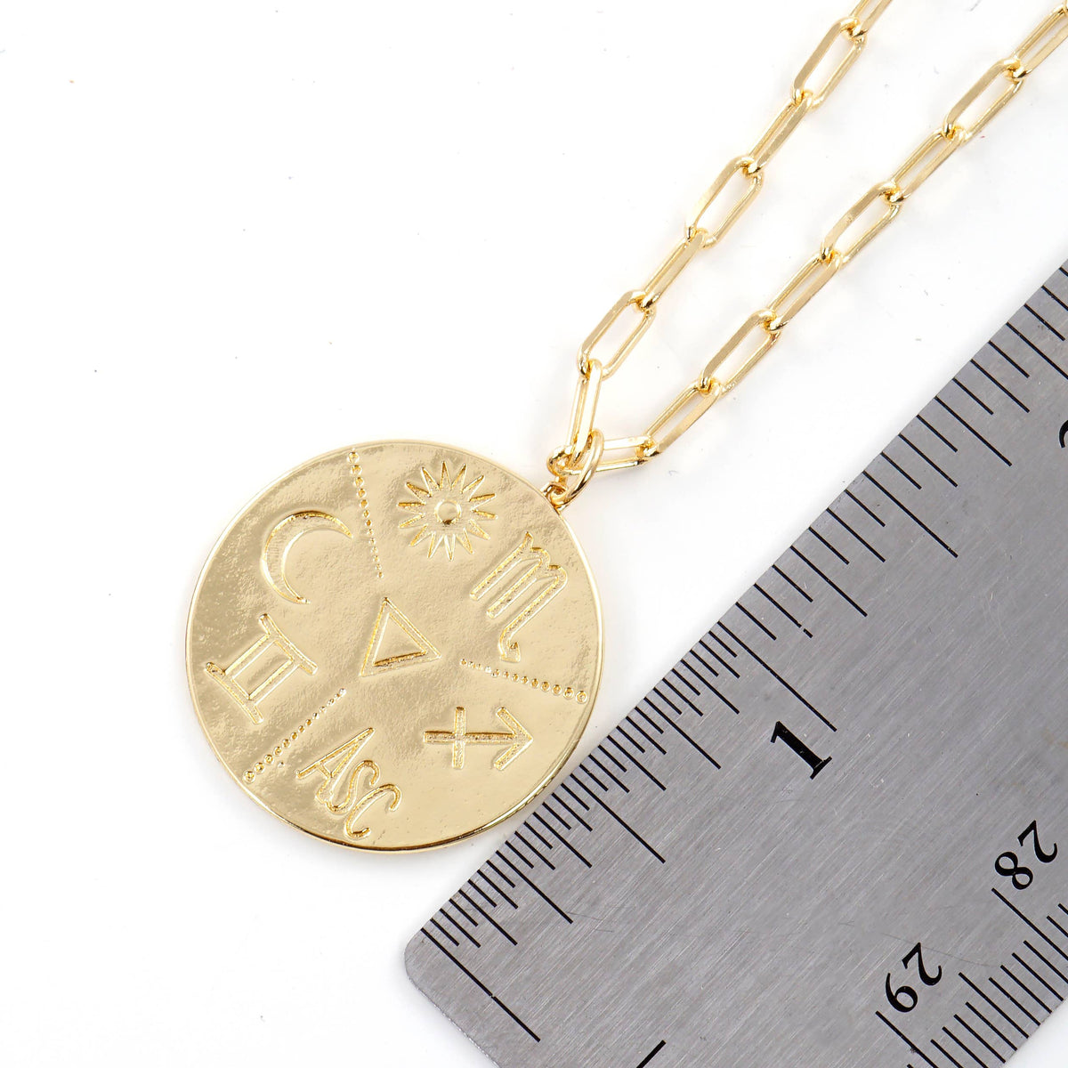 Gold Plated Constellation Relief Necklace
