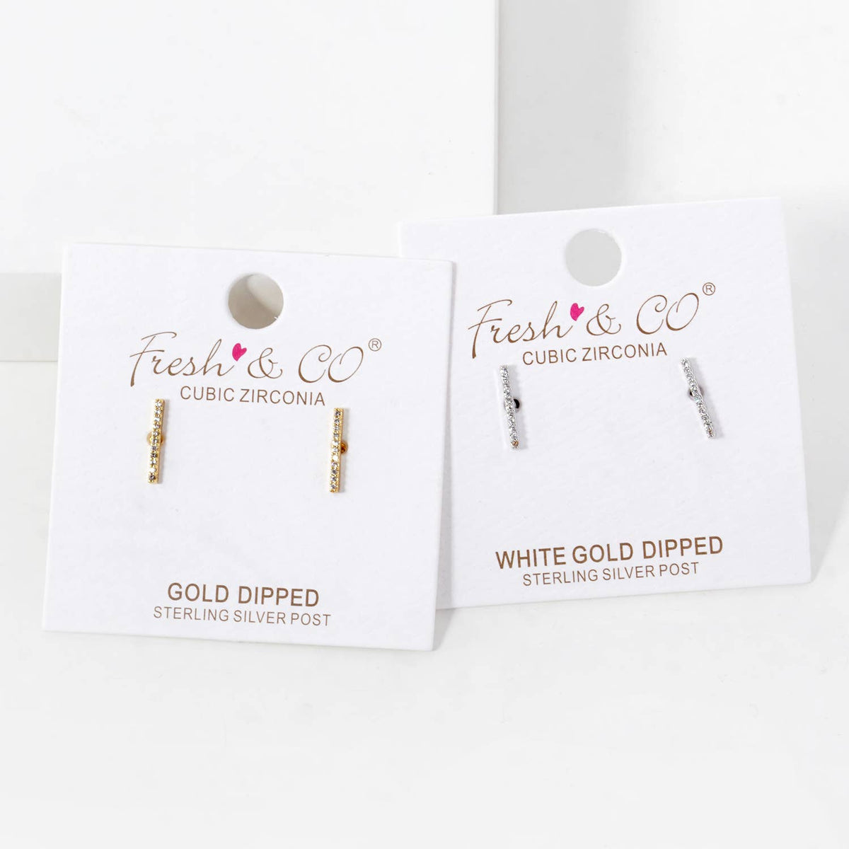 Minimalist Gold Bar Earrings