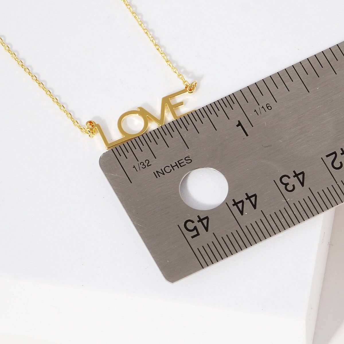 Gold Bold Love Necklace