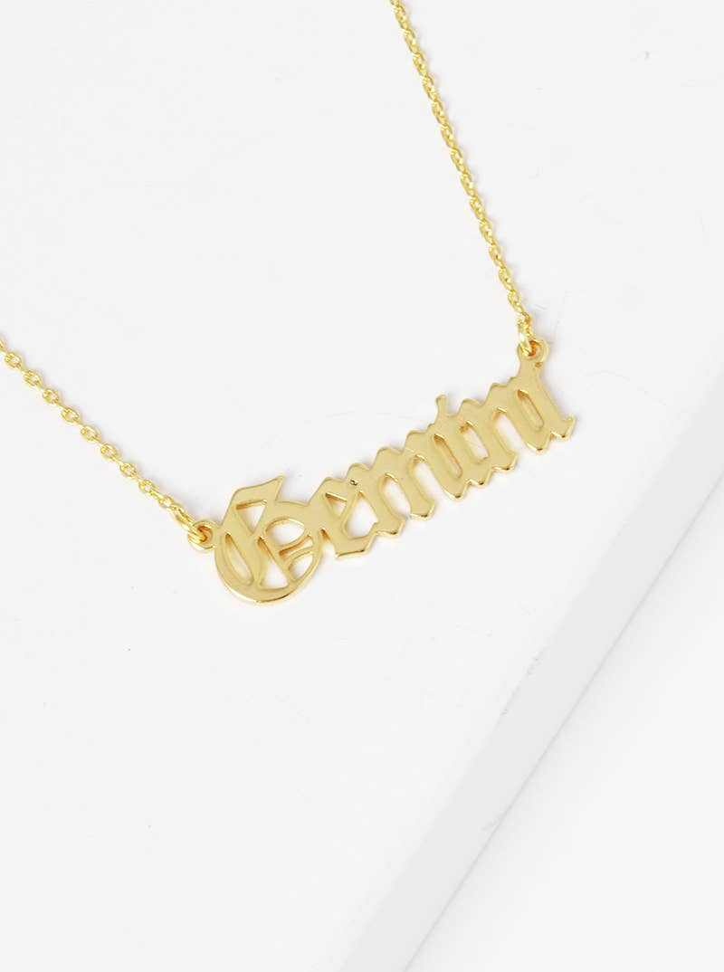 Gold Plated Zodiac Sign Necklace