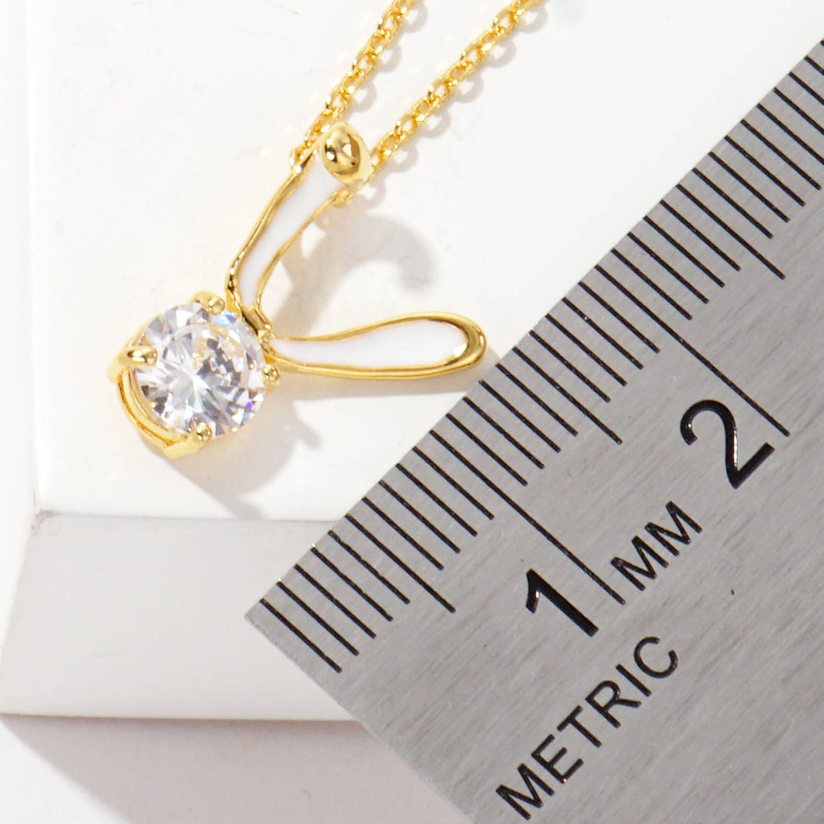Gold Plated Simple Round Necklace