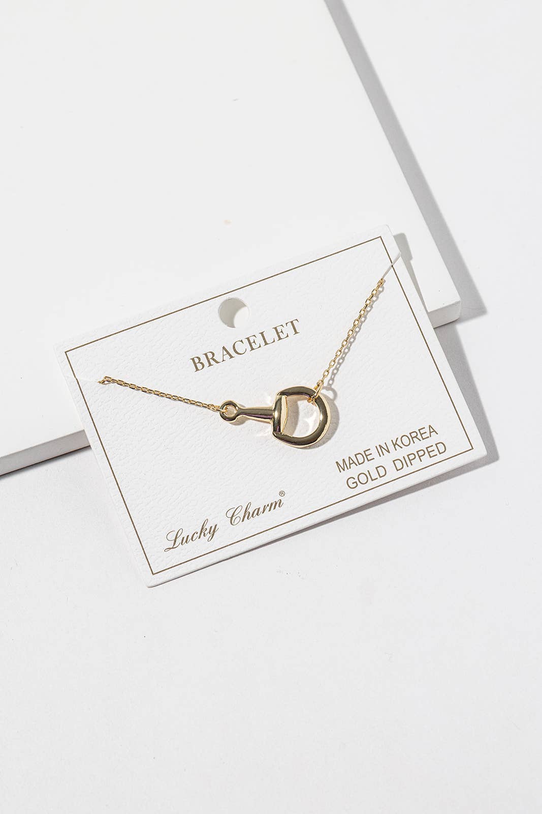 Statement Horsebit Charm Bracelet