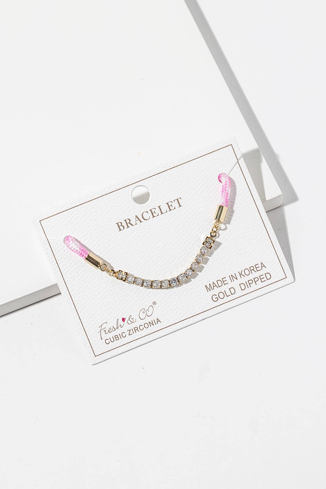 Tennis & Cord Hybrid Bracelet