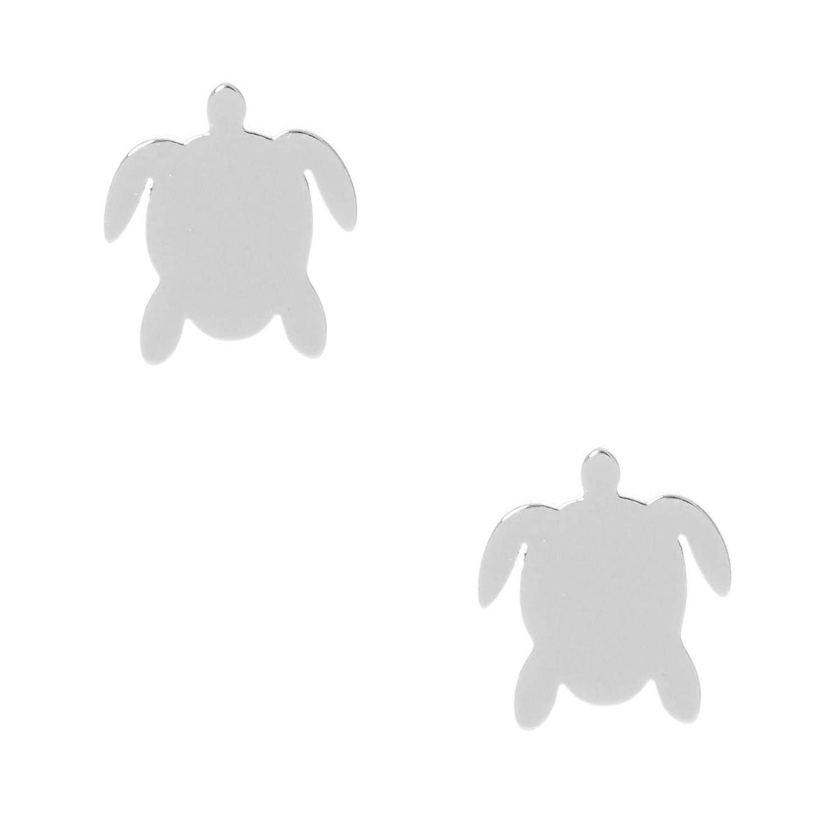 Gold Plated Turtle Stud Earrings