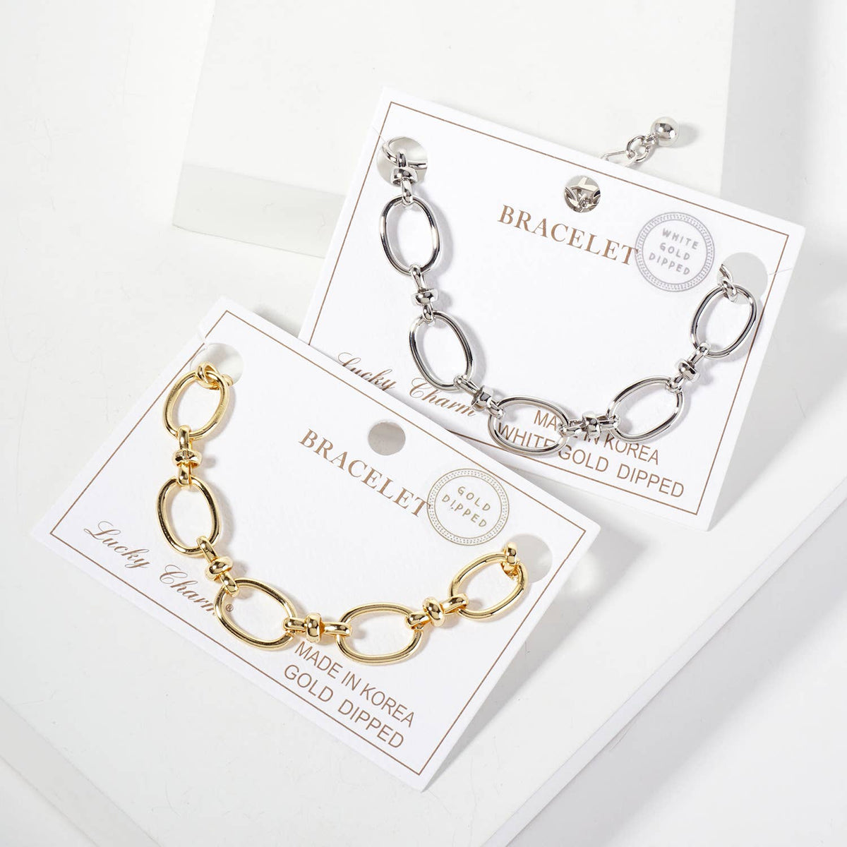 Minimalist Oval Link Chain Bracelet