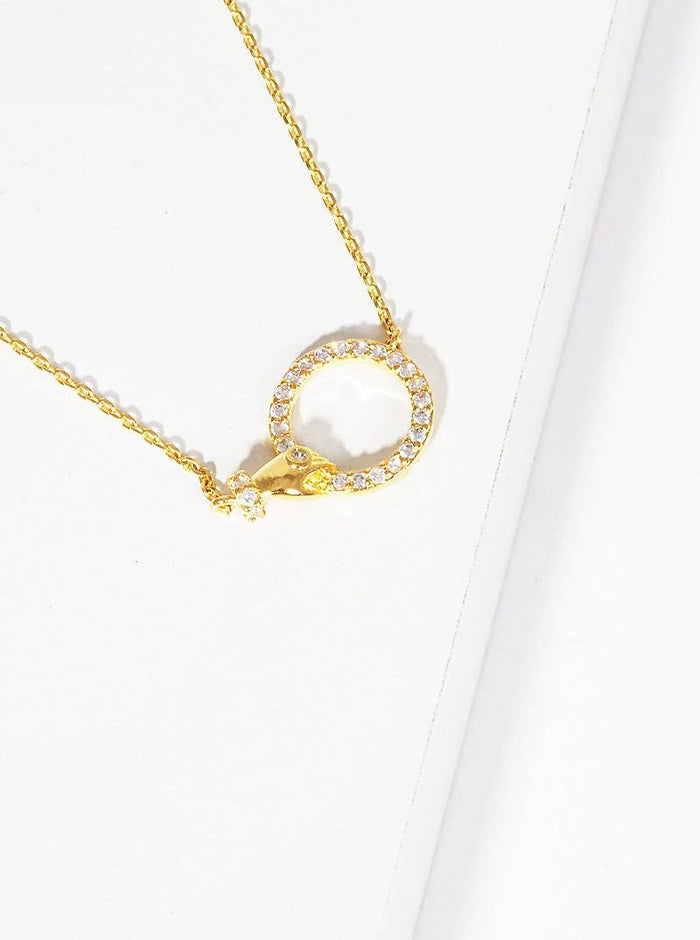 Gold Plated Swarovski Symbolic Necklace