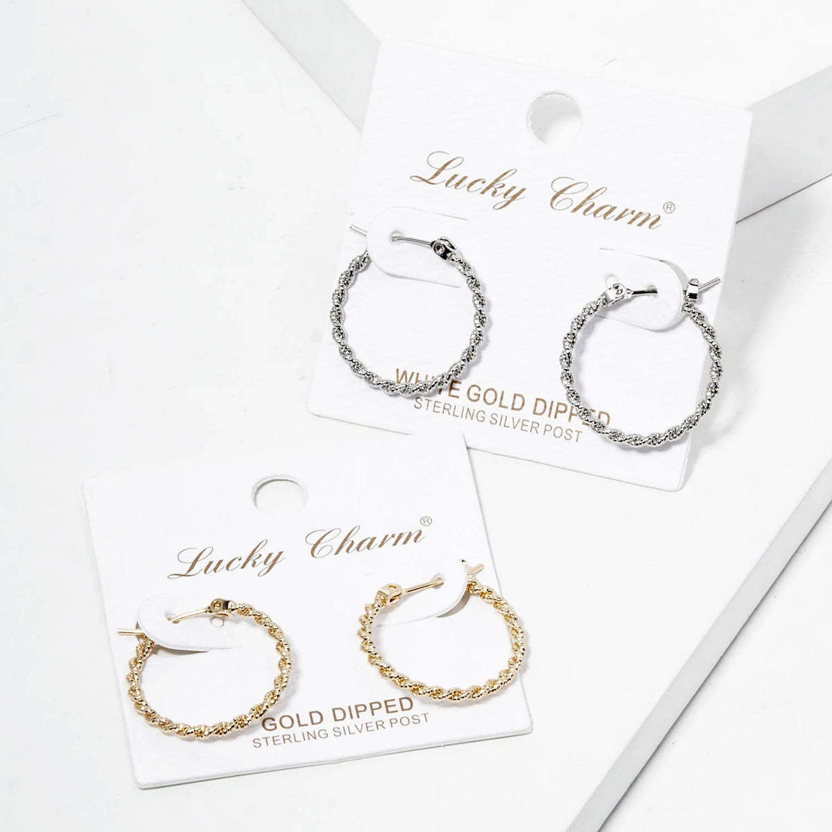 Twisted Twist Hoop Earrings
