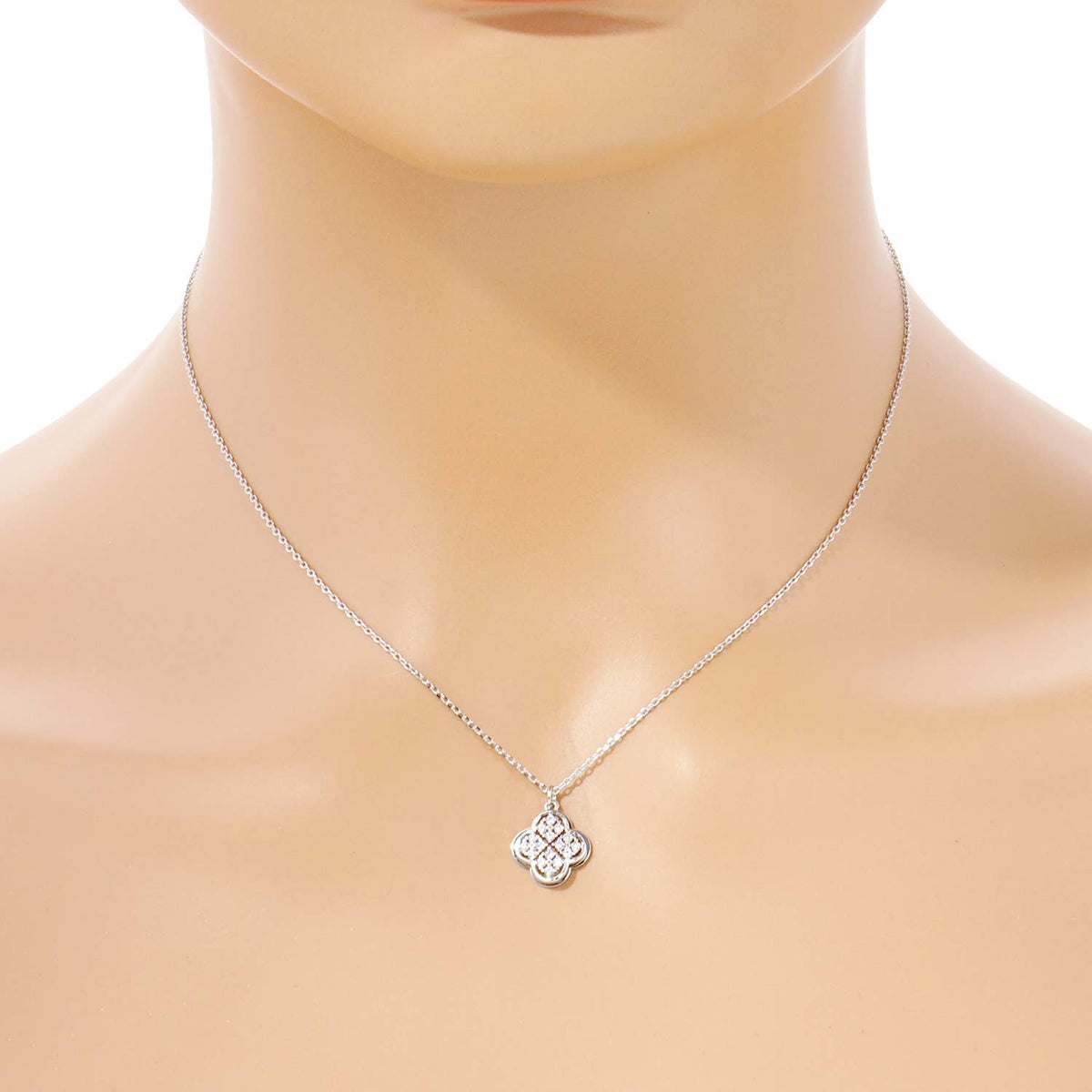 Gold Plated Four Leaf Clover Necklace