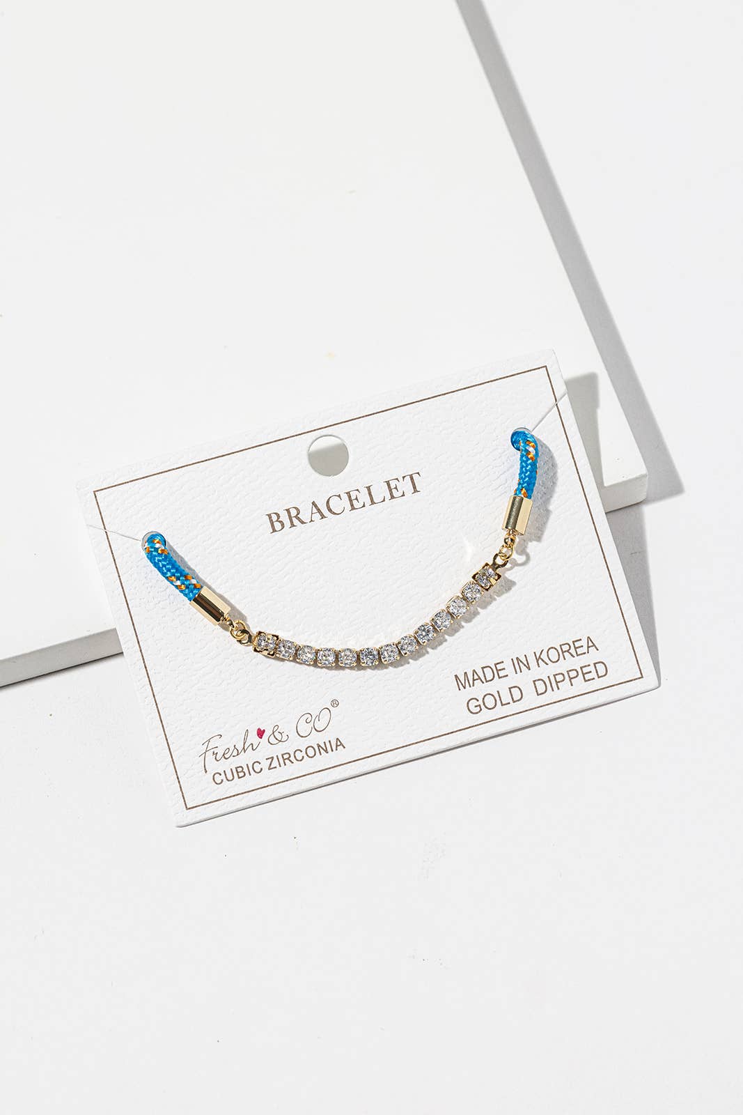 Tennis & Cord Hybrid Bracelet