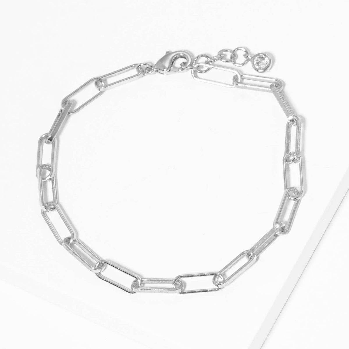 Minimalist Paperclip Chain Bracelet