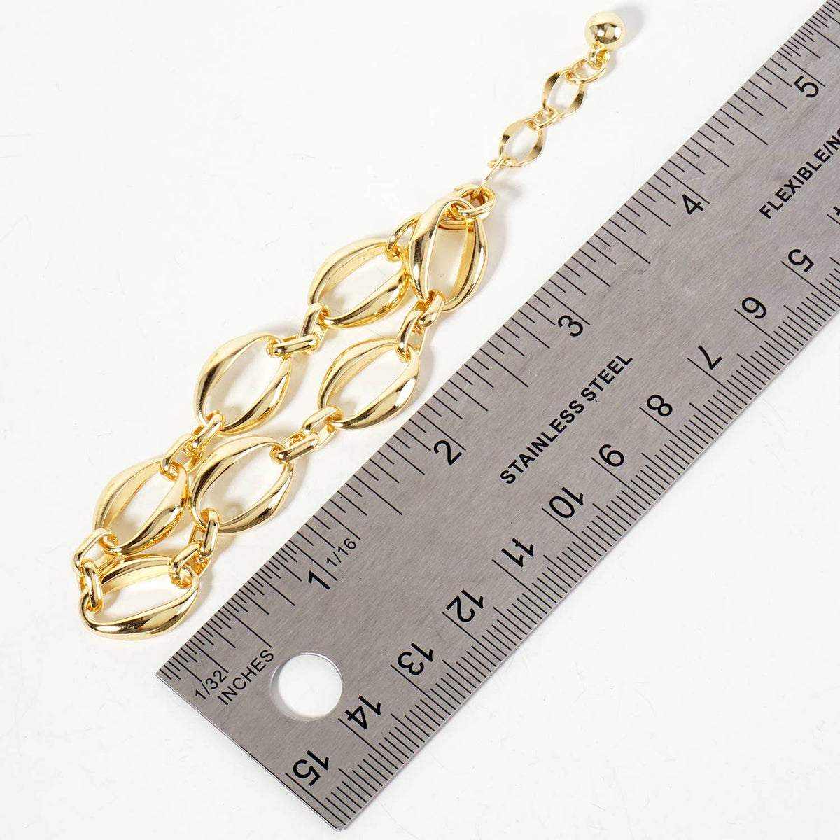 Minimalist Oval Link Chain Bracelet