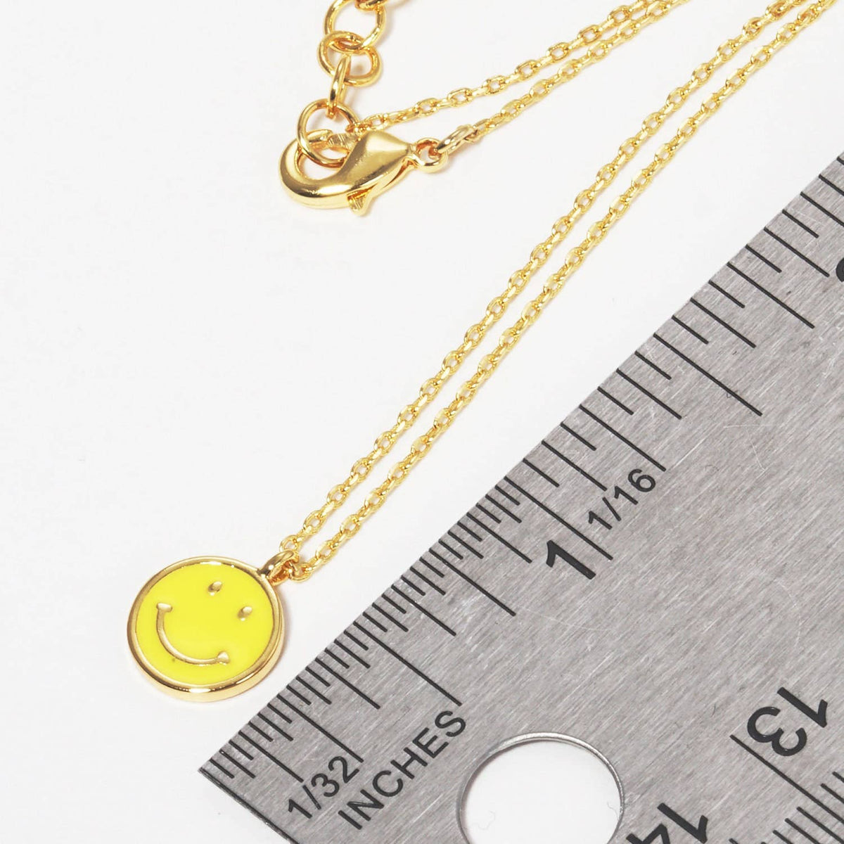 Gold Plated Smiley Face Chain Anklet