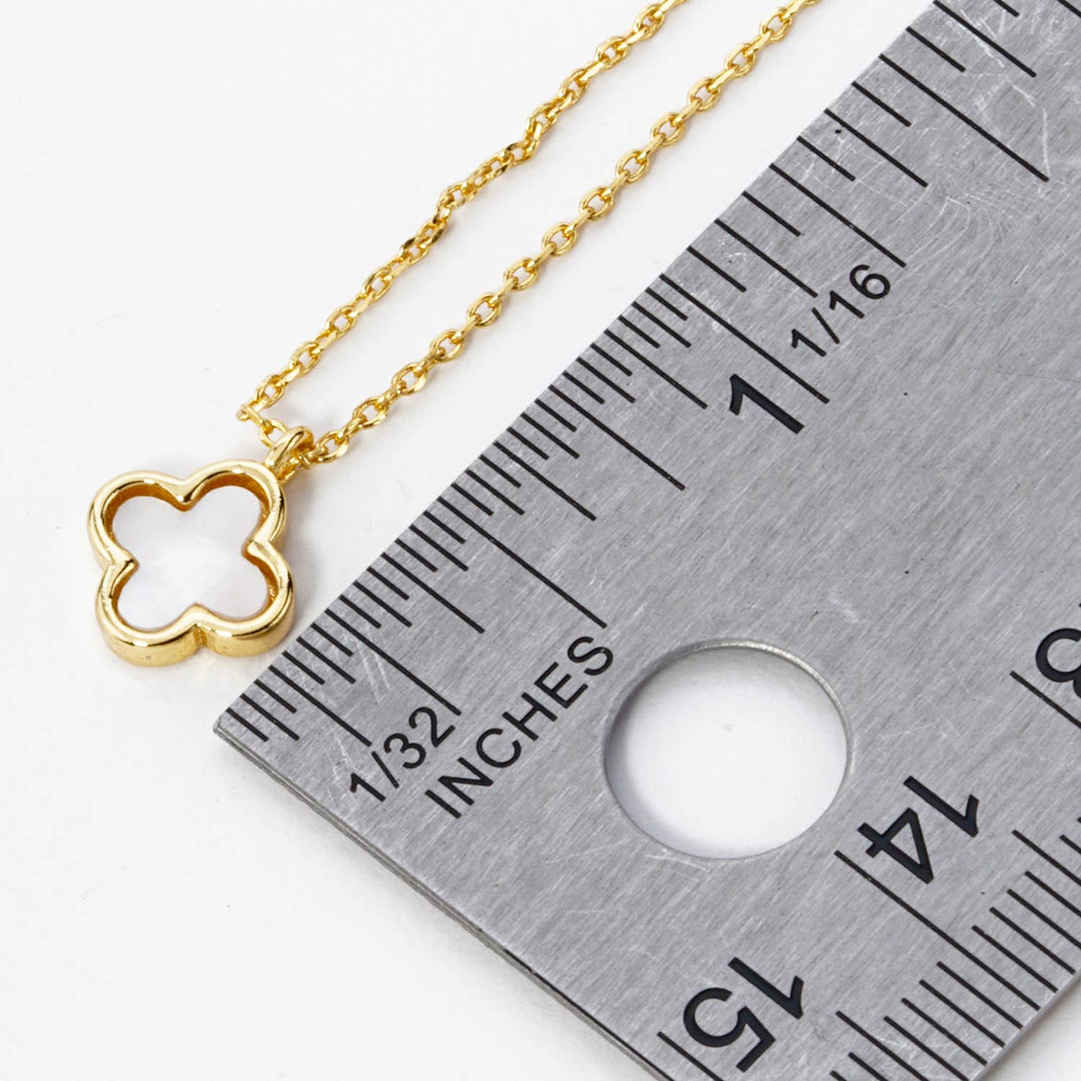 Lucky Clover Mini Pendant Necklace
