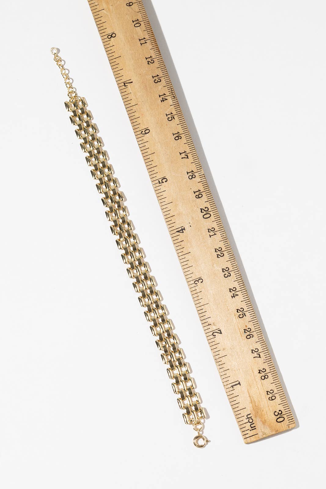 Classic Triple-Link Chain Bracelet
