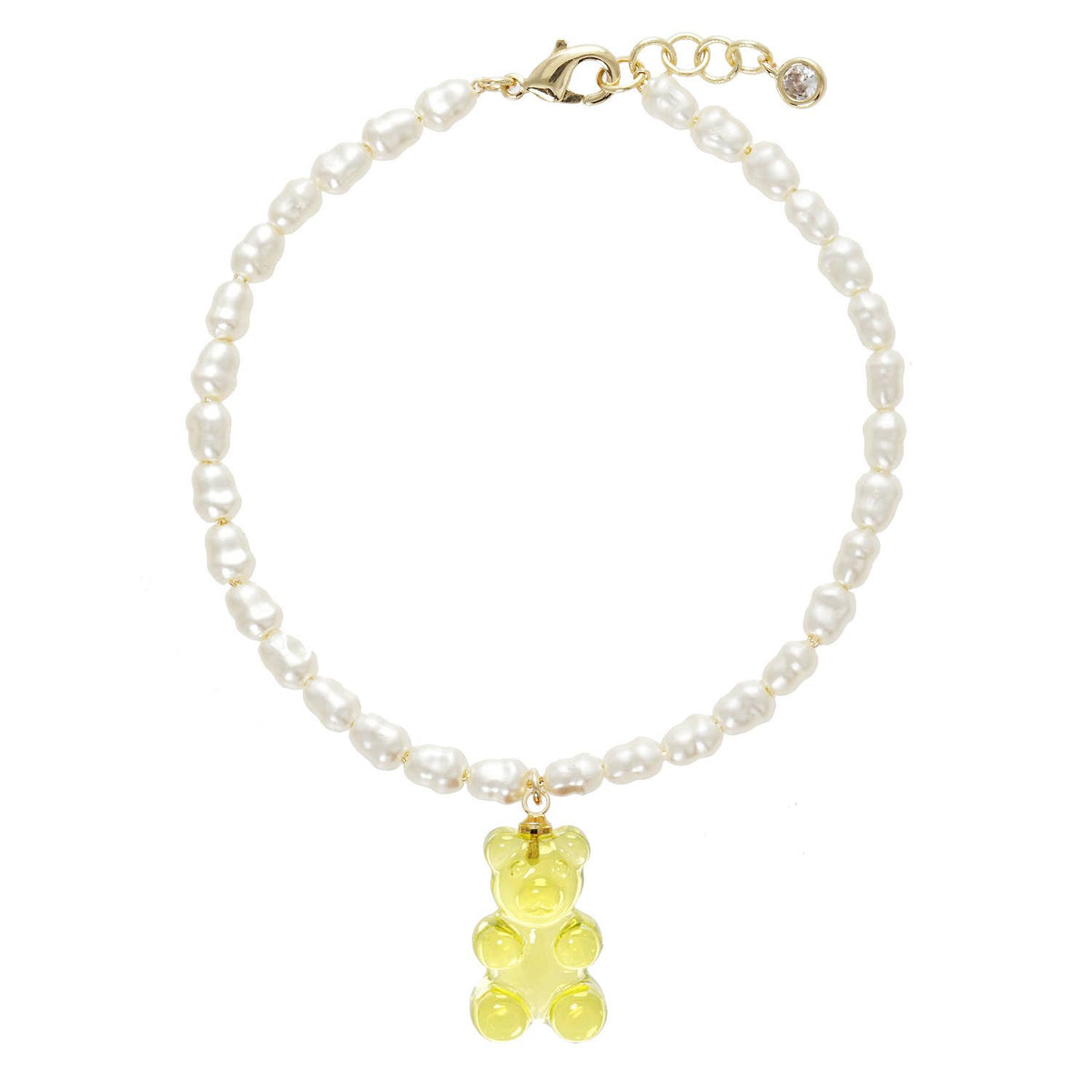 Multicolor Beaded Gummy Bear Bracelet