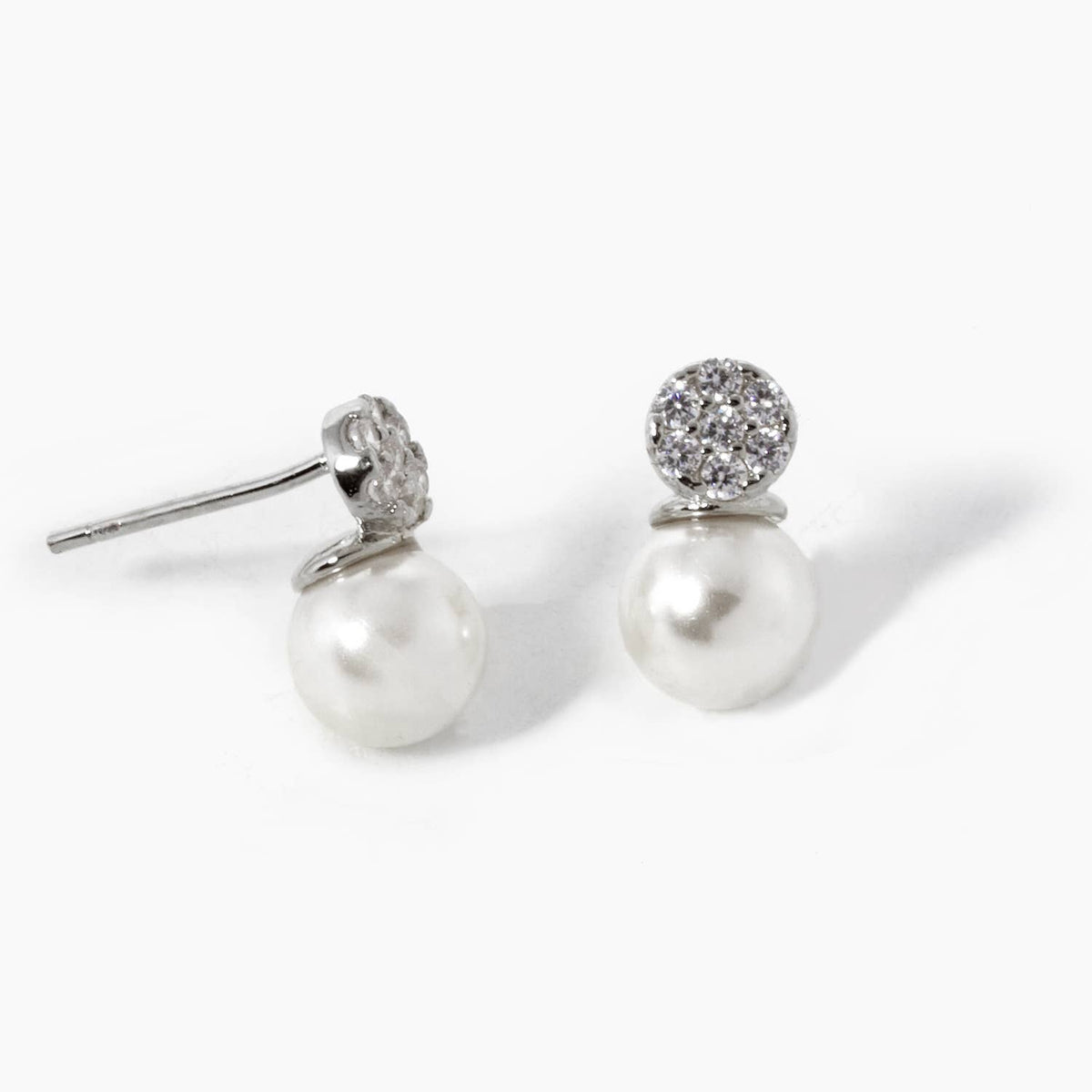 Gold Dipped Freshwater Pearl Studs