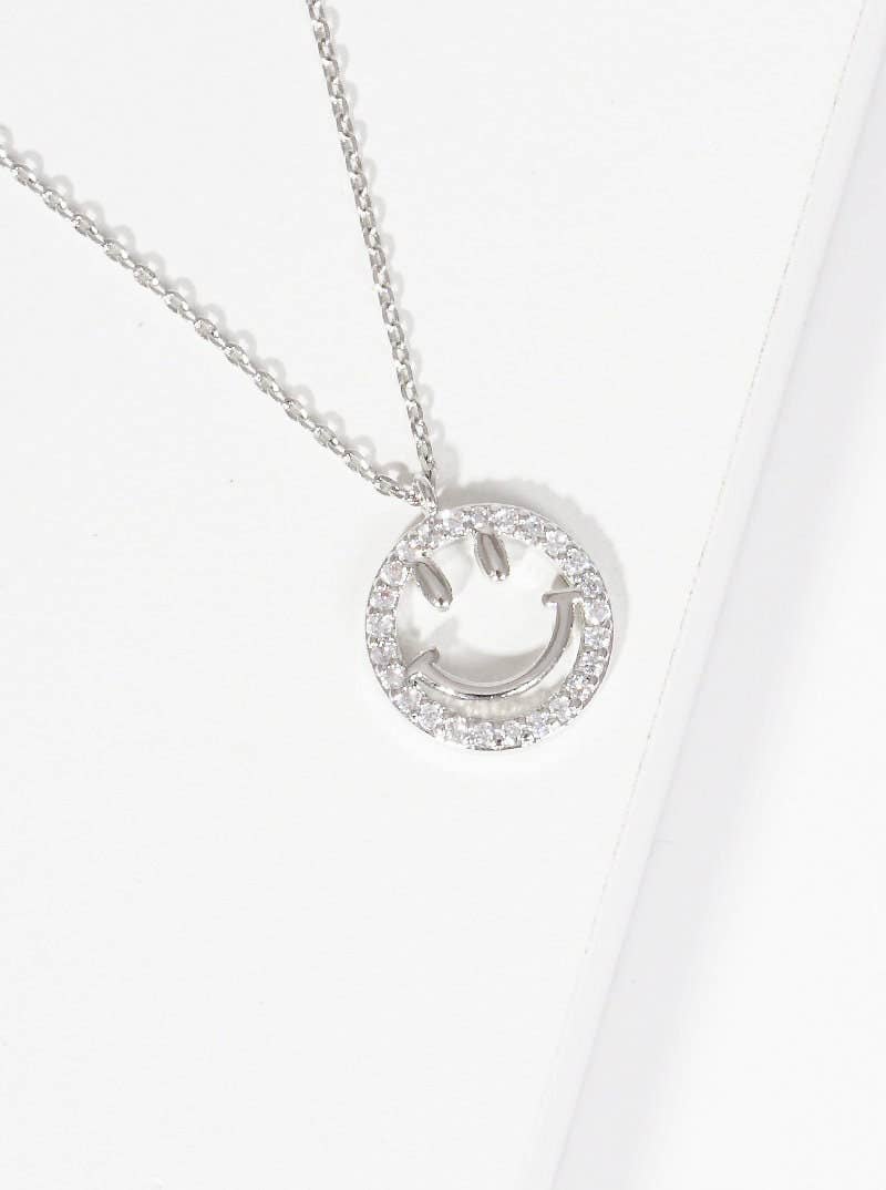 Gold Plated Smiley Face Necklace