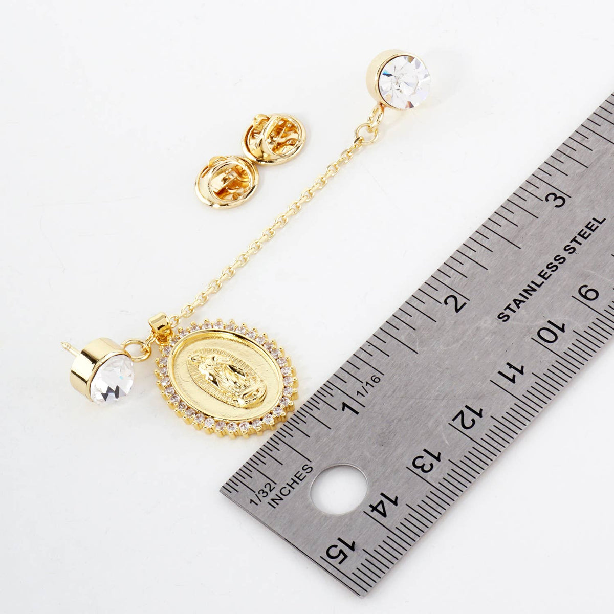 Virgin Mary Cap & Pin Chain