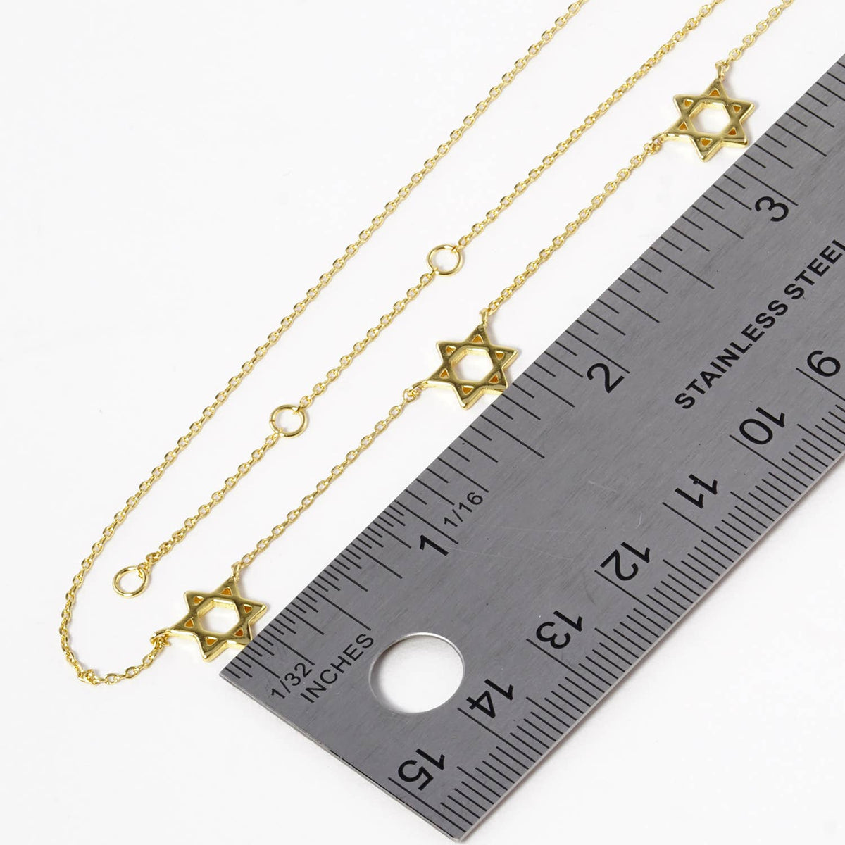 Stellar Triple Charm Chain Necklace
