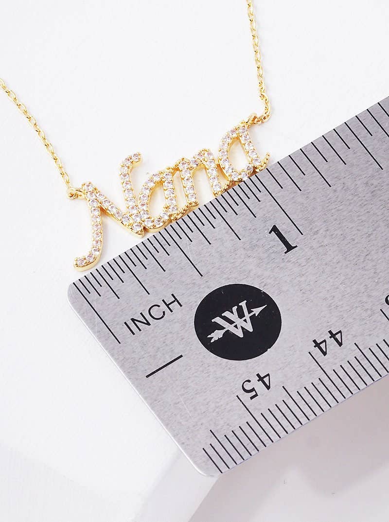 Gold Cubic Nana Necklace