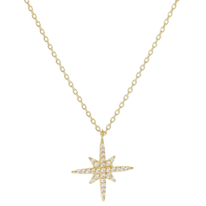 Gold Plated North Star Necklace